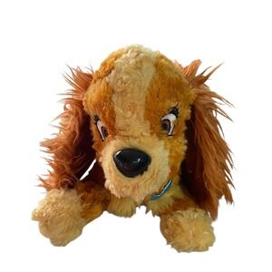 Disney Parks Original Authentic Lady & The Tramp Lady Dog Plush‎ 12" 90s Classic